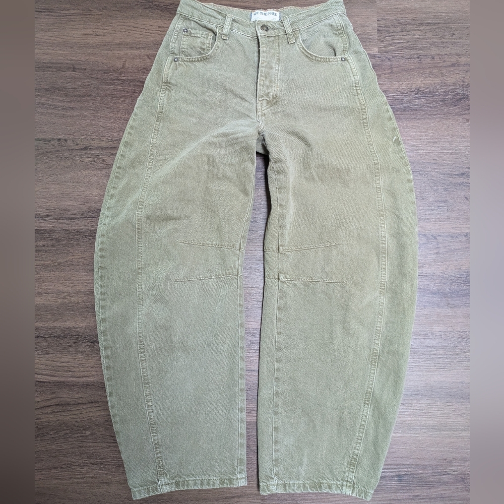 Free People We The Free Good Luck Barrel Jeans